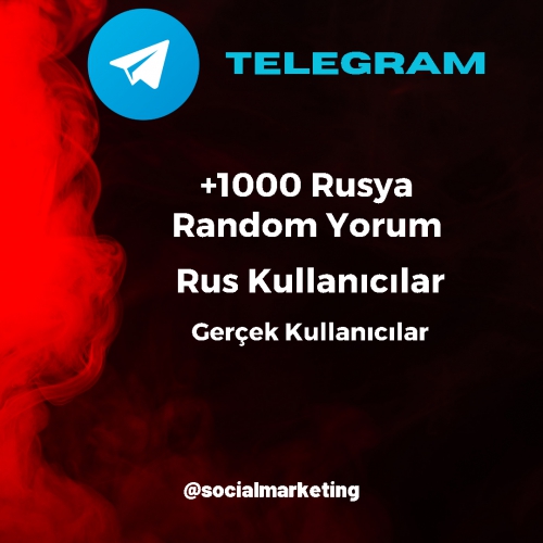  Telegram Rusya Random Yorum  Rus Kullanıcılar